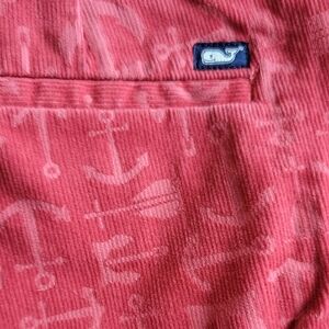 Vineyard Vines Red Corduroy Pants